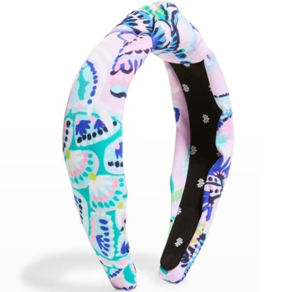 Lele Sadoughi x Lilly Pulitzer Multicolor Print Knot Adult Headband